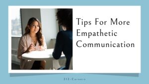 Tips for More Empathic Communication