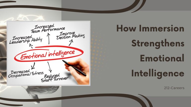 How Immersion Strengthens Emotional Intelligence