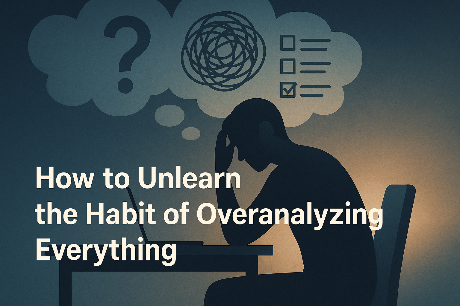 How to Unlearn the Habit of Overanalyzing Everything