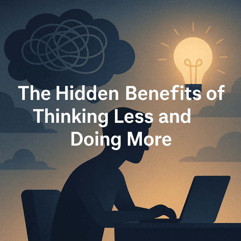 The Hidden Benefits of Thinking Less and Doing More – 212 Careers